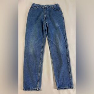 Vintage 80's Chic Size 14‎ Tall 32 inseam High Rise Mom Jeans Denim Tapered